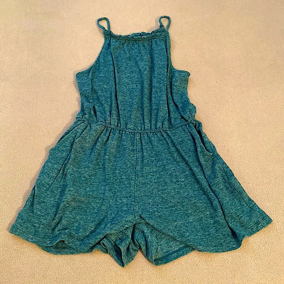 Old Navy Teal Knit Romper Size M - Picture 1 of 5